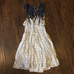Free people cut out back dress